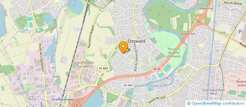 localisation de l'entreprise MONSIEUR JEROME VOGELSBERGER  OSTWALD