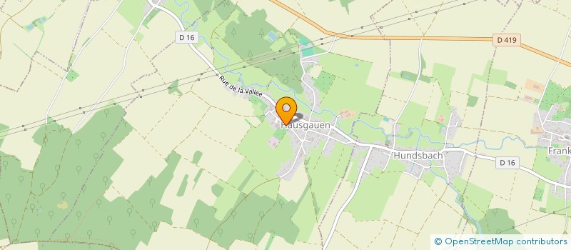 localisation de l'entreprise MONSIEUR JEROME WANNER  HAUSGAUEN