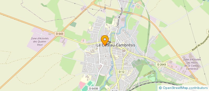 localisation de l'entreprise MONSIEUR JEROME WATREMEZ  LE CATEAU-CAMBRESIS