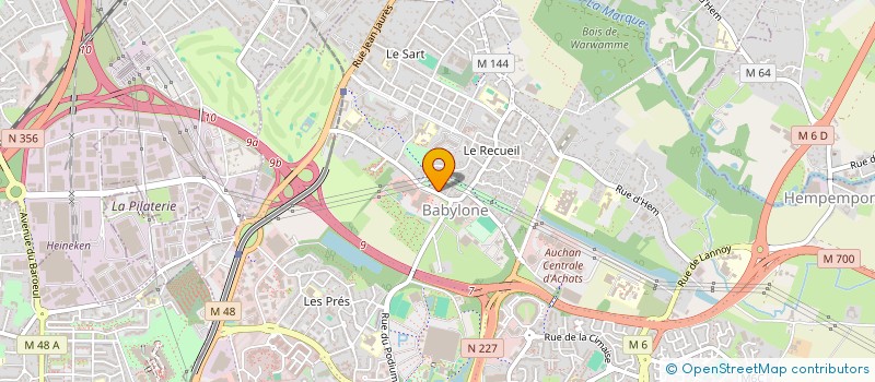 localisation de l'entreprise MONSIEUR JEROME WERY à VILLENEUVE-D'ASCQ