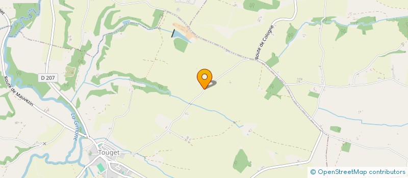 localisation de l'entreprise MONSIEUR JEROME WINGTAN  TOUGET