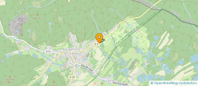 localisation de l'entreprise MONSIEUR JEROME WINTER à ROUGEMONT-LE-CHATEAU