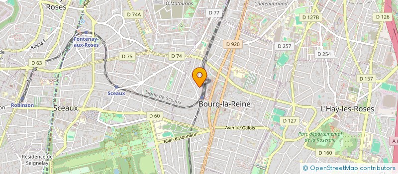 localisation de l'entreprise MONSIEUR JEROME WYSS à BOURG-LA-REINE