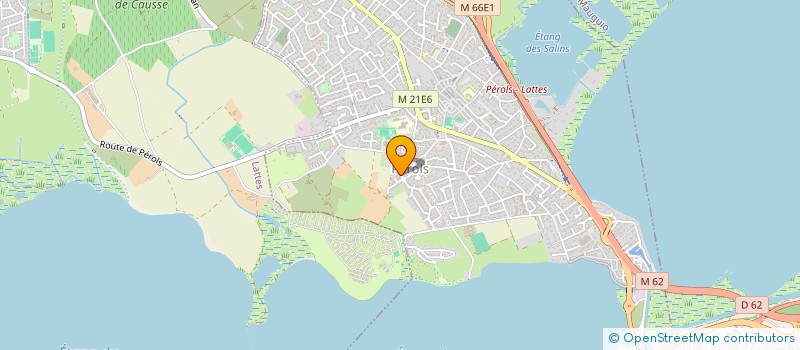 localisation de l'entreprise MONSIEUR JEROME YVANEZ  PEROLS