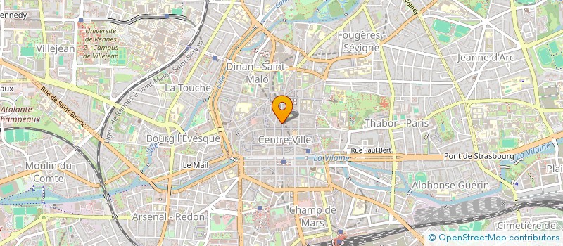 localisation de l'entreprise MONSIEUR JEROME YVERGNIAUX à RENNES