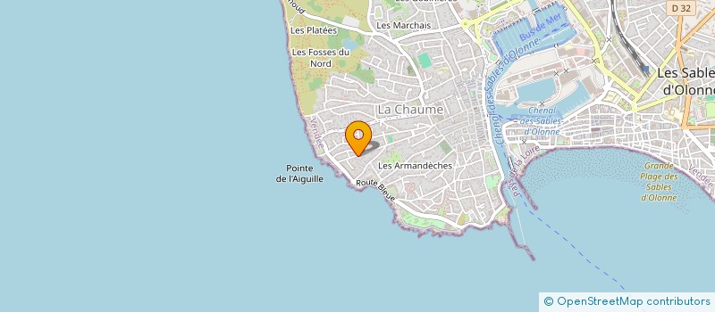 localisation de l'entreprise MONSIEUR JEROME YZEBE à LES SABLES D'OLONNE