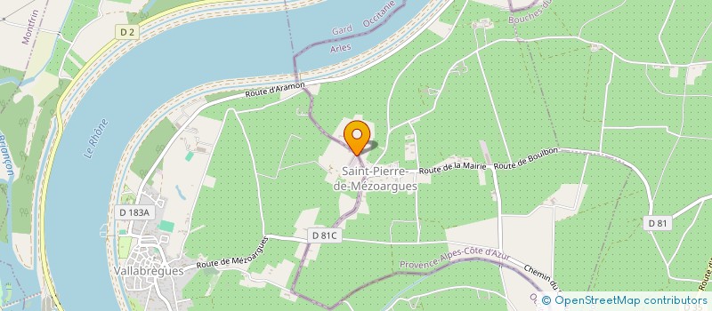 localisation de l'entreprise MONSIEUR JEROME ZACCARO  SAINT-PIERRE-DE-MEZOARGUES