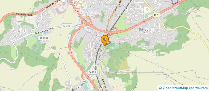 localisation de l'entreprise MONSIEUR JEROME ZBIKOWSKI  VILLENEUVE-SAINT-GERMAIN