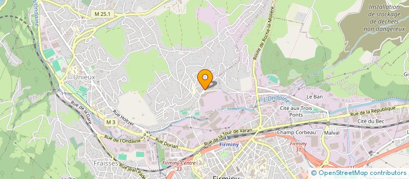 localisation de l'entreprise MONSIEUR JEROME ZEBBOUDJI  UNIEUX