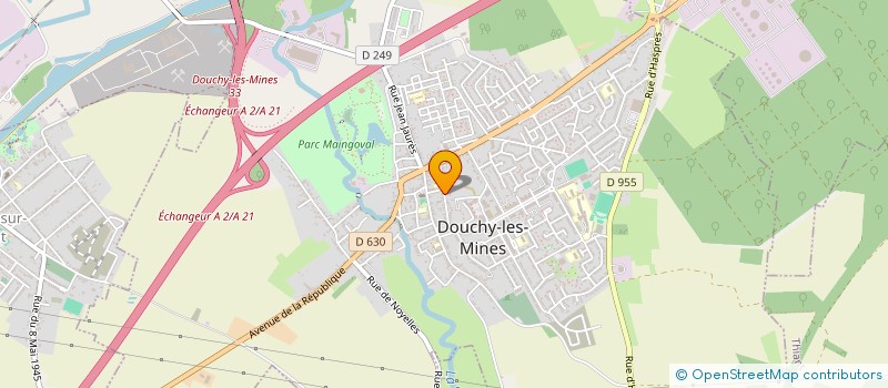 localisation de l'entreprise MONSIEUR JEROME ZELLER à DOUCHY-LES-MINES
