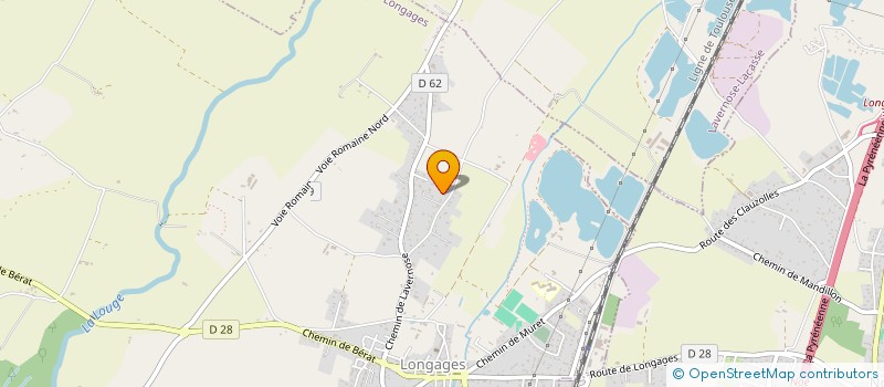 localisation de l'entreprise MONSIEUR JEROME ZUCCHIATTI  LONGAGES