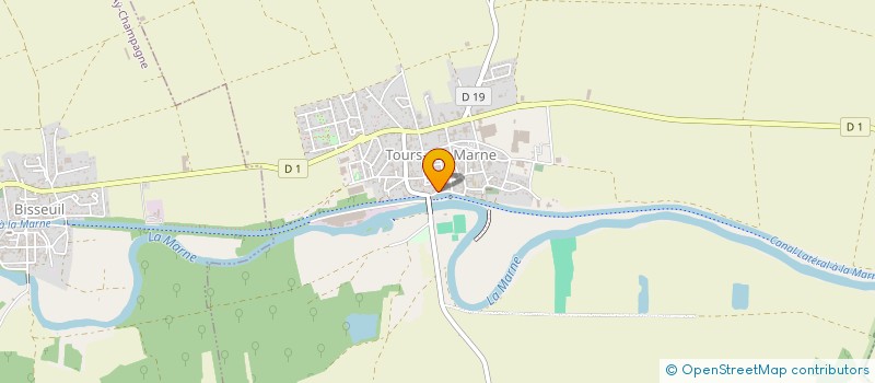 localisation de l'entreprise MONSIEUR JEROME ZUIDA  TOURS-SUR-MARNE