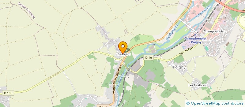 localisation de l'entreprise MONSIEUR JERONIMO DE AZEVEDO à POIGNY