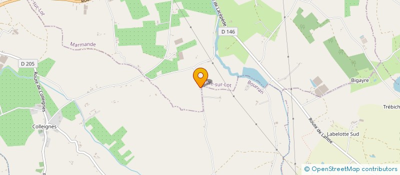 localisation de l'entreprise MONSIEUR JERONIMO MACEDO MARQUES  LAFITTE-SUR-LOT