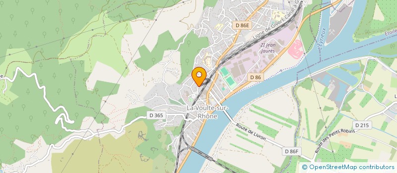 localisation de l'entreprise MONSIEUR JERREMY CHAREYRE à LA VOULTE-SUR-RHONE