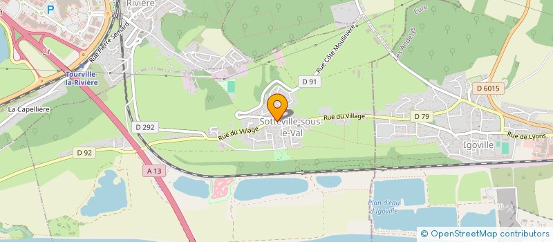 localisation de l'entreprise MONSIEUR JERRY AUBERT  SOTTEVILLE-SOUS-LE-VAL