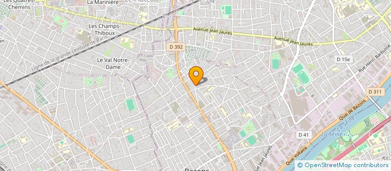 localisation de l'entreprise MONSIEUR JERRY BICALHO DOS REIS  BEZONS