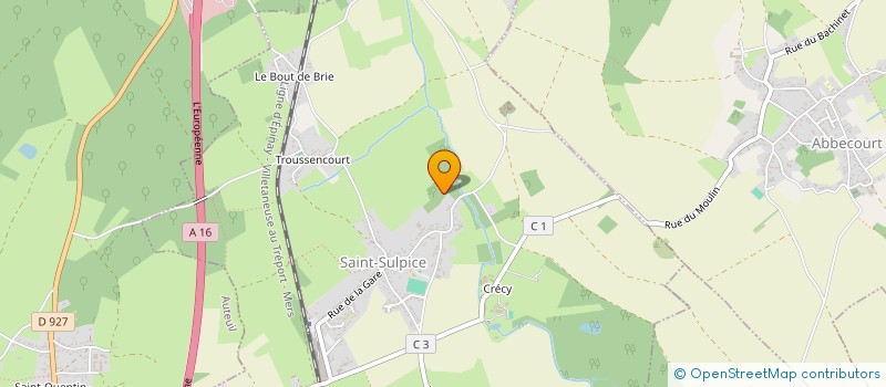 localisation de l'entreprise MONSIEUR JERRY CHATELAIN  CAUFFRY