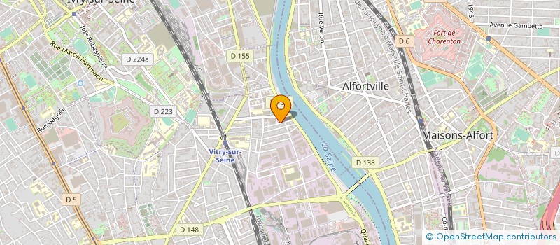 localisation de l'entreprise MONSIEUR JERRY COTHIAS  VITRY-SUR-SEINE