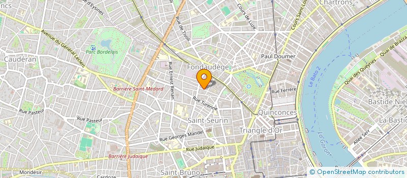 localisation de l'entreprise MONSIEUR JERRY DAMOU-MPAMOU TCHOUMENI  BORDEAUX