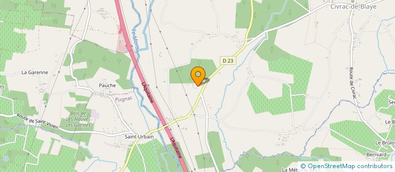 localisation de l'entreprise MONSIEUR JERRY DAVEQUE  CIVRAC-DE-BLAYE