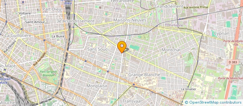 localisation de l'entreprise MONSIEUR JERRY ECHEMUNOR  LYON