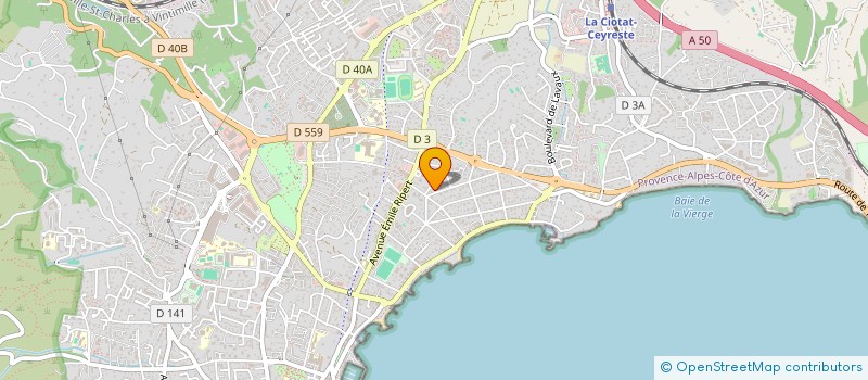 localisation de l'entreprise MONSIEUR JERRY ELEXHAUSER  LA CIOTAT