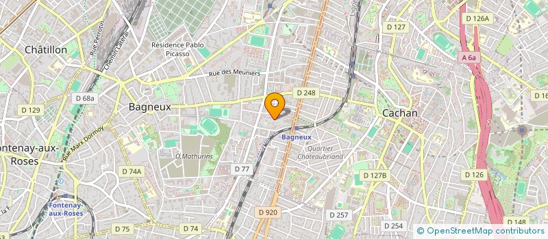 localisation de l'entreprise MONSIEUR JERRY FARADE à BAGNEUX