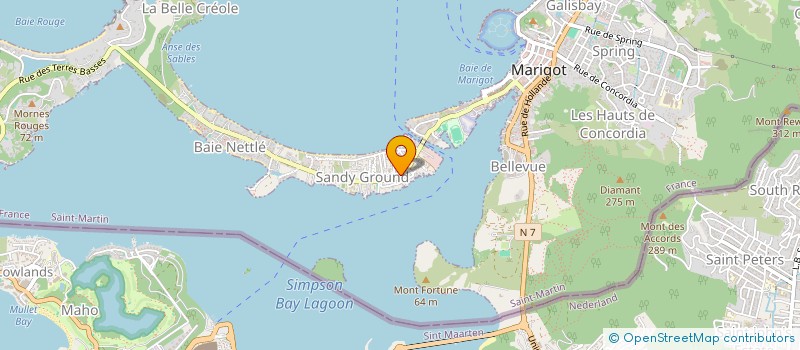 localisation de l'entreprise MONSIEUR JERRY FLANDERS  SAINT MARTIN