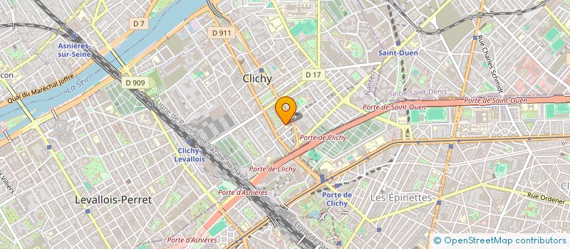 localisation de l'entreprise MONSIEUR JERRY GROCRAVLA à CLICHY
