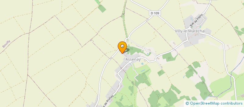 localisation de l'entreprise MONSIEUR JERRY LEBEAU  ASSENAY