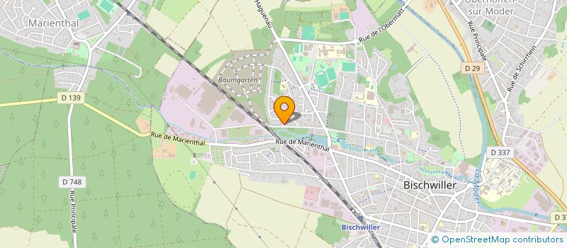 localisation de l'entreprise MONSIEUR JERRY LOUIS JEAN  BISCHWILLER