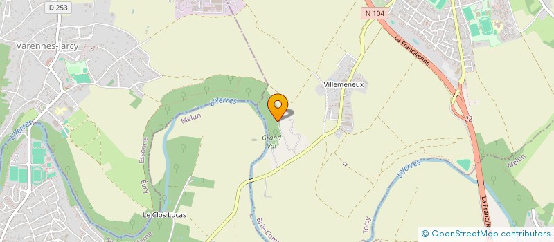 localisation de l'entreprise MONSIEUR JERRY METAYER  BRIE-COMTE-ROBERT