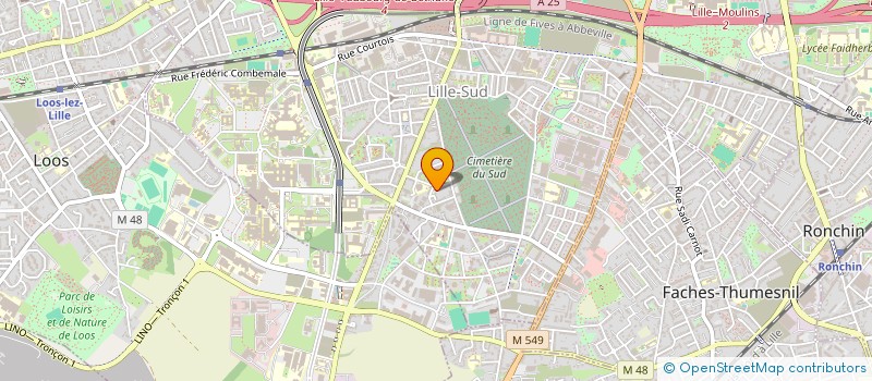 localisation de l'entreprise MONSIEUR JERRY OMO EDIGIN  LILLE