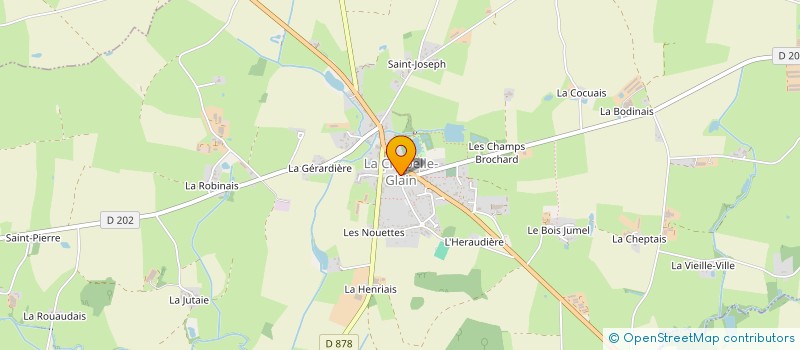 localisation de l'entreprise MONSIEUR JERRY PADONOU  LA CHAPELLE-GLAIN