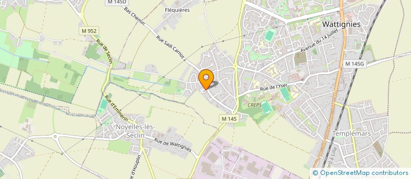 localisation de l'entreprise MONSIEUR JERRY SEFU AZAMAT  WATTIGNIES