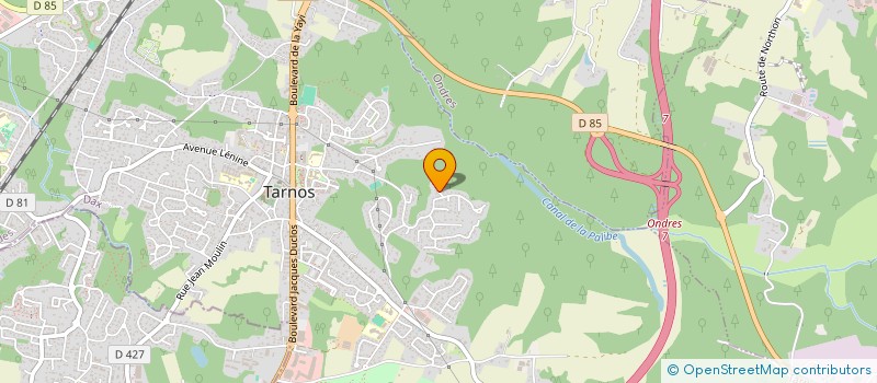 localisation de l'entreprise MONSIEUR JERRY TESTEMALE  TARNOS