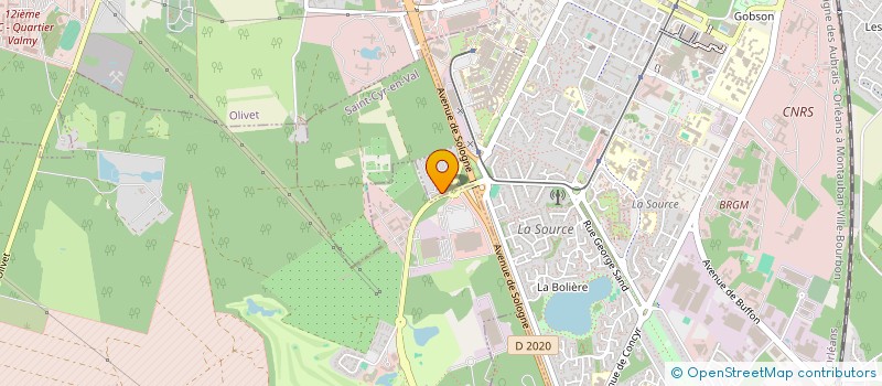localisation de l'entreprise MONSIEUR JERRY URRUTIA à ORLEANS