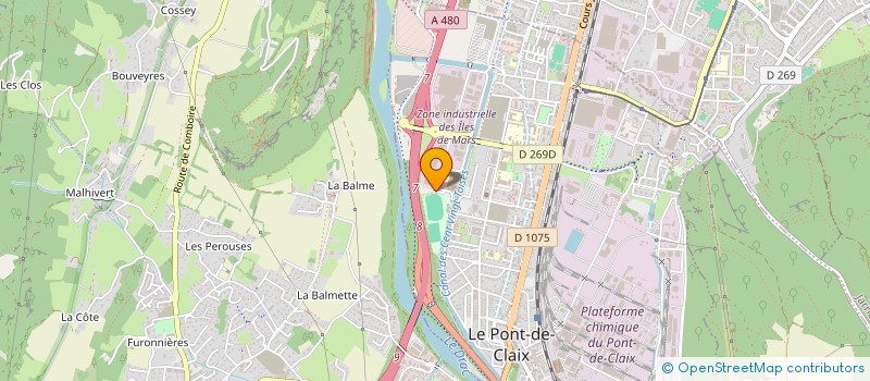 localisation de l'entreprise MONSIEUR JERSEY KARL  LE PONT-DE-CLAIX