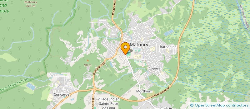 localisation de l'entreprise MONSIEUR JERSON MATOS à MATOURY