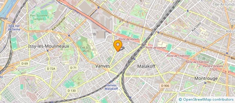 localisation de l'entreprise MONSIEUR JERZY BEDNARZ  VANVES