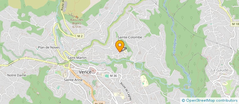 localisation de l'entreprise MONSIEUR JERZY SOBCZAK  VENCE