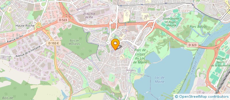 localisation de l'entreprise MONSIEUR JESAI YANGAKOLA  ANGERS