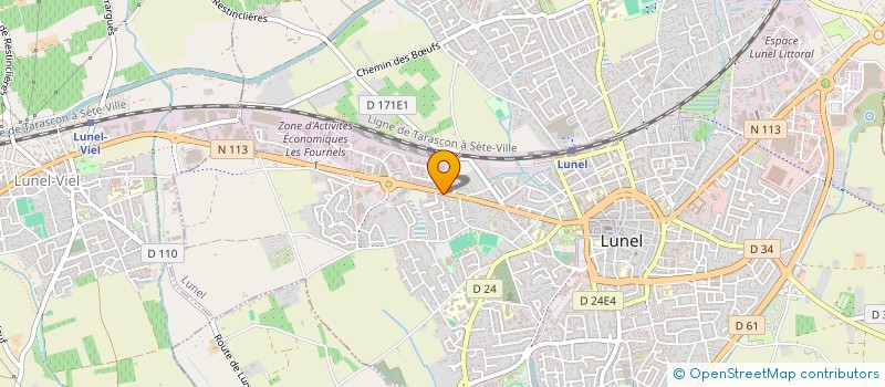 localisation de l'entreprise MONSIEUR JESON JULLION  LUNEL