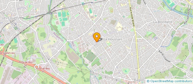 localisation de l'entreprise MONSIEUR JESON MUSTIERE  NANTES