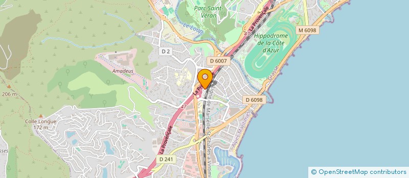 localisation de l'entreprise MONSIEUR JESS DUBOIS  VILLENEUVE-LOUBET