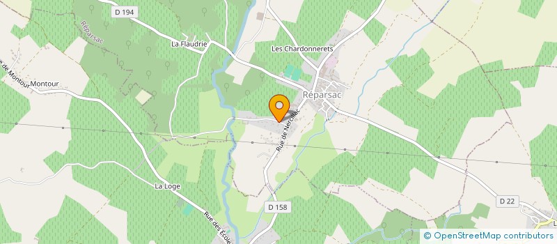 localisation de l'entreprise MONSIEUR JESS REVERDY  REPARSAC