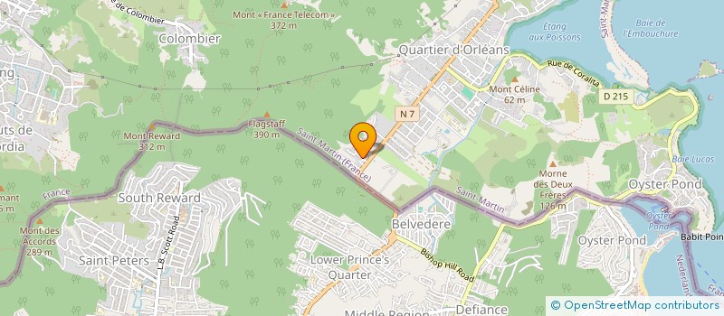 localisation de l'entreprise MONSIEUR JESSADA MERATTI  SAINT-MARTIN