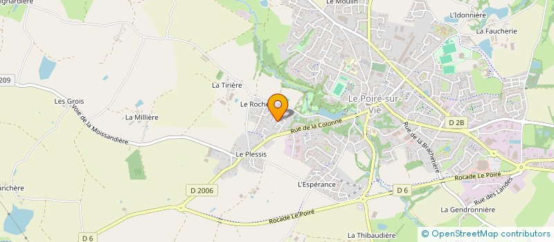 localisation de l'entreprise MONSIEUR JESSE CRESPIN  LE POIRE-SUR-VIE