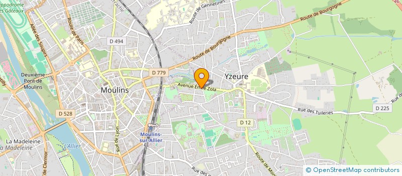 localisation de l'entreprise MONSIEUR JESSE D AGOSTINO  YZEURE